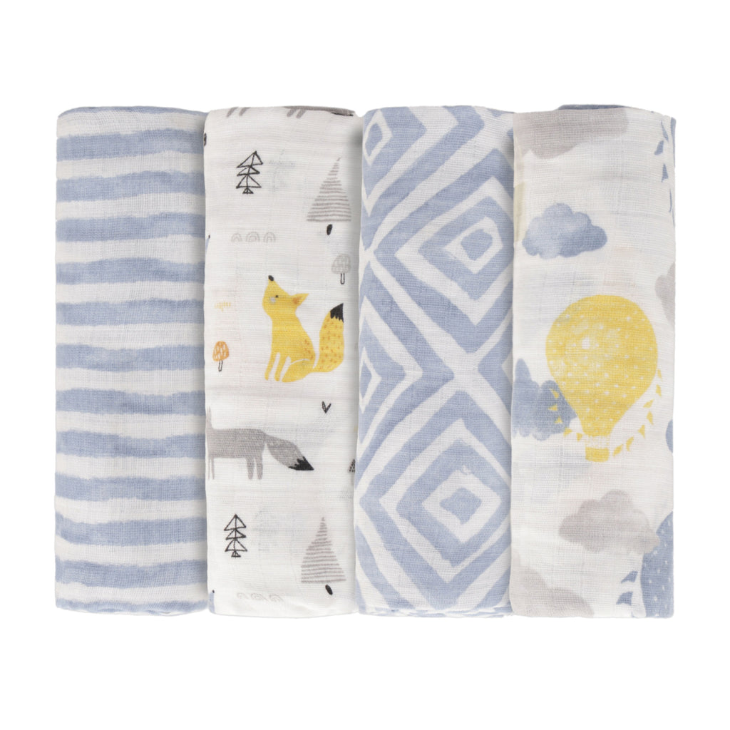 4PK Swaddle Blanket - FB-07050