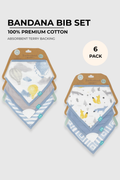 Bandana Bib Pack Of 6 - FB-08101