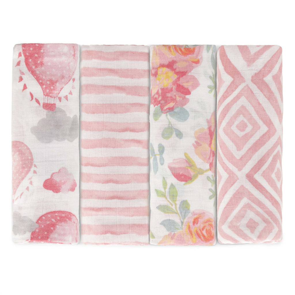 4PK Swaddle Blanket - FB-07051