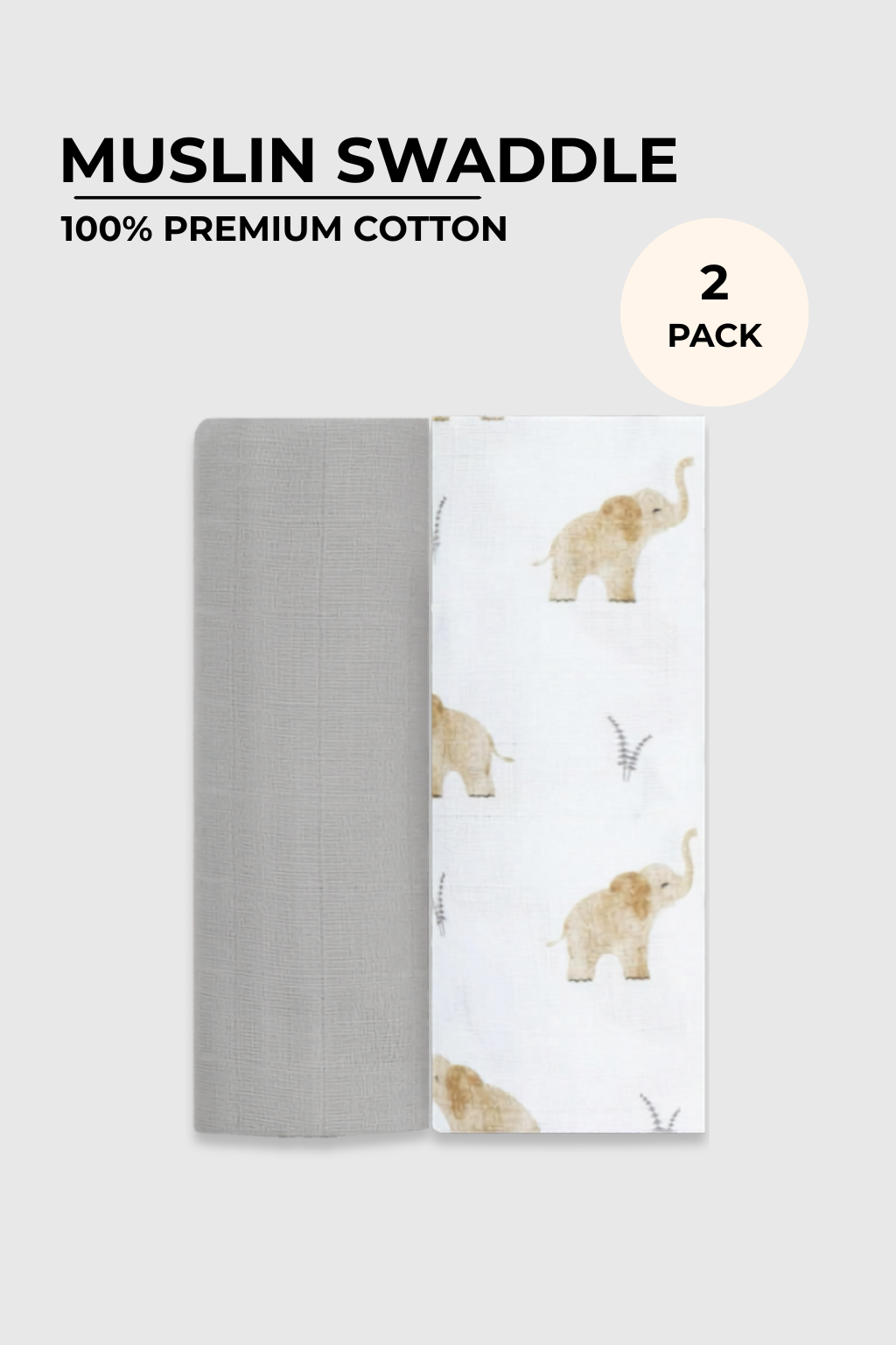 Swaddle Blanket Pack Of 2 - FB-07129