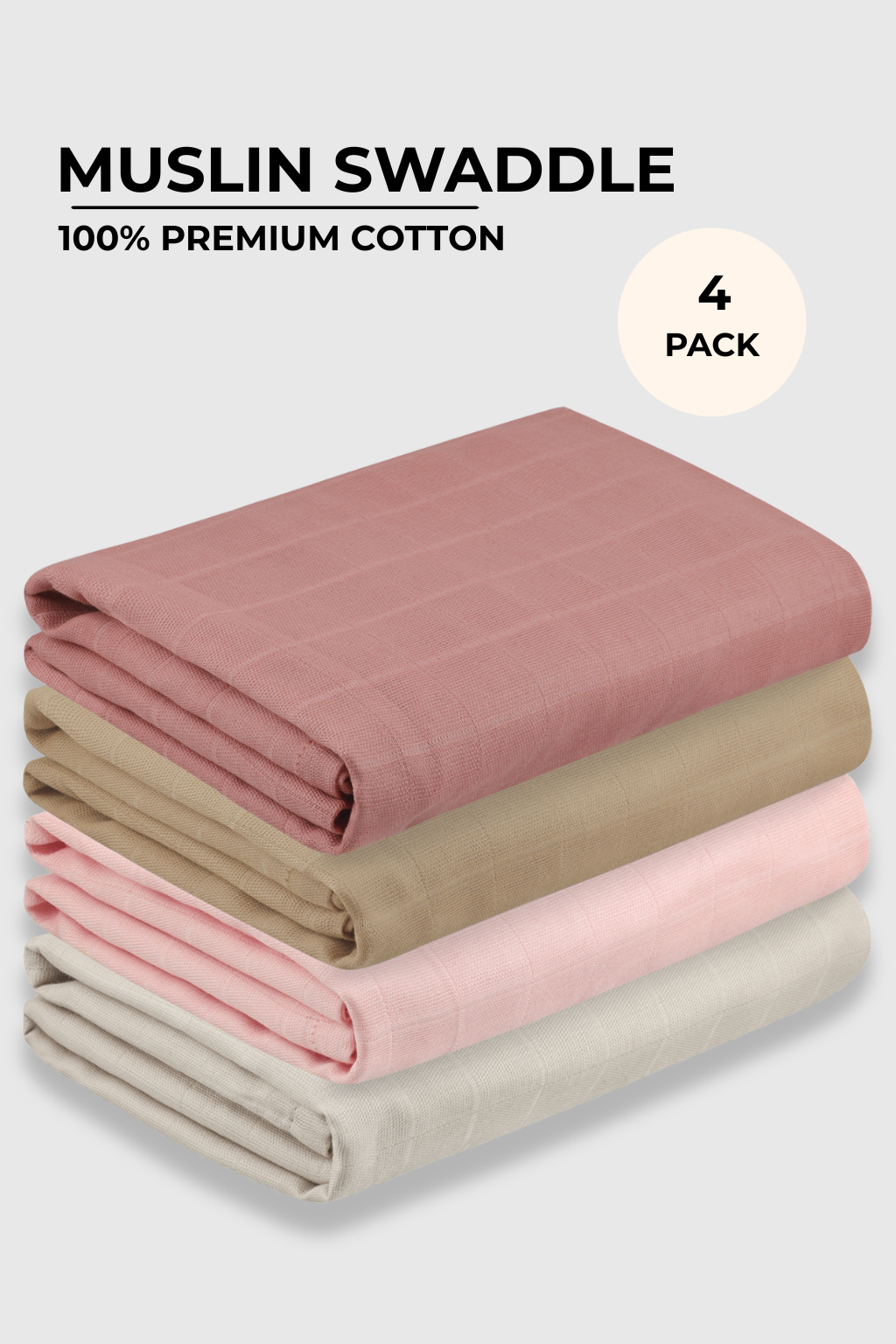 Swaddle Blanket Pack Of 4 - FB-07126
