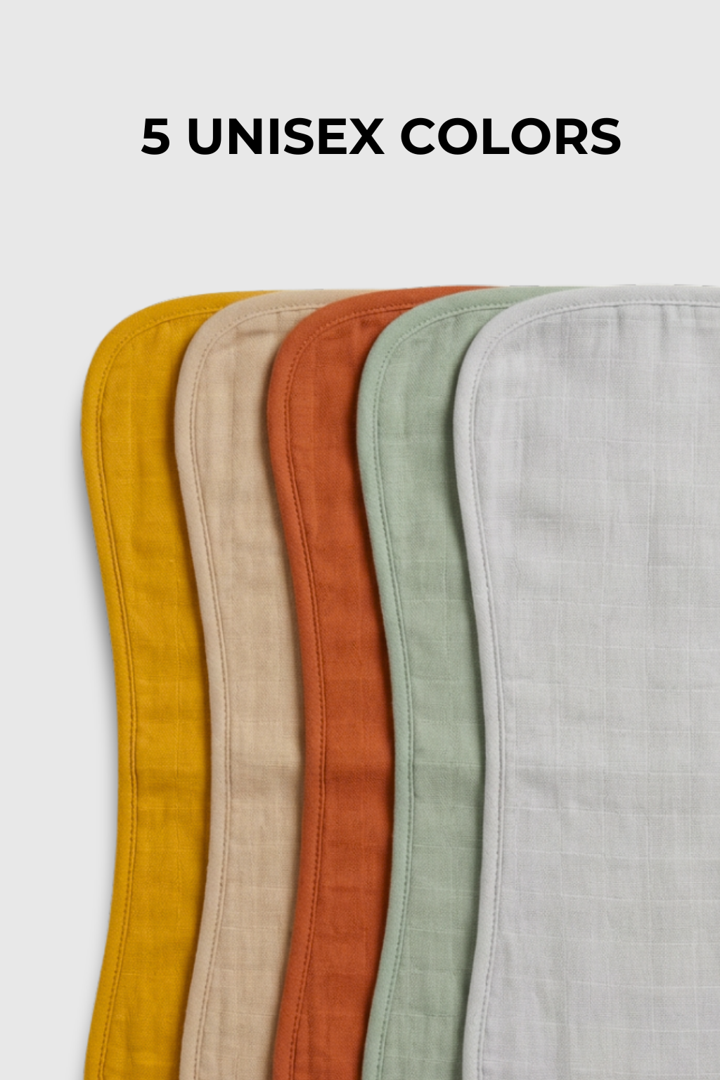 Burp Cloth Pack Of 5 - FB-08462