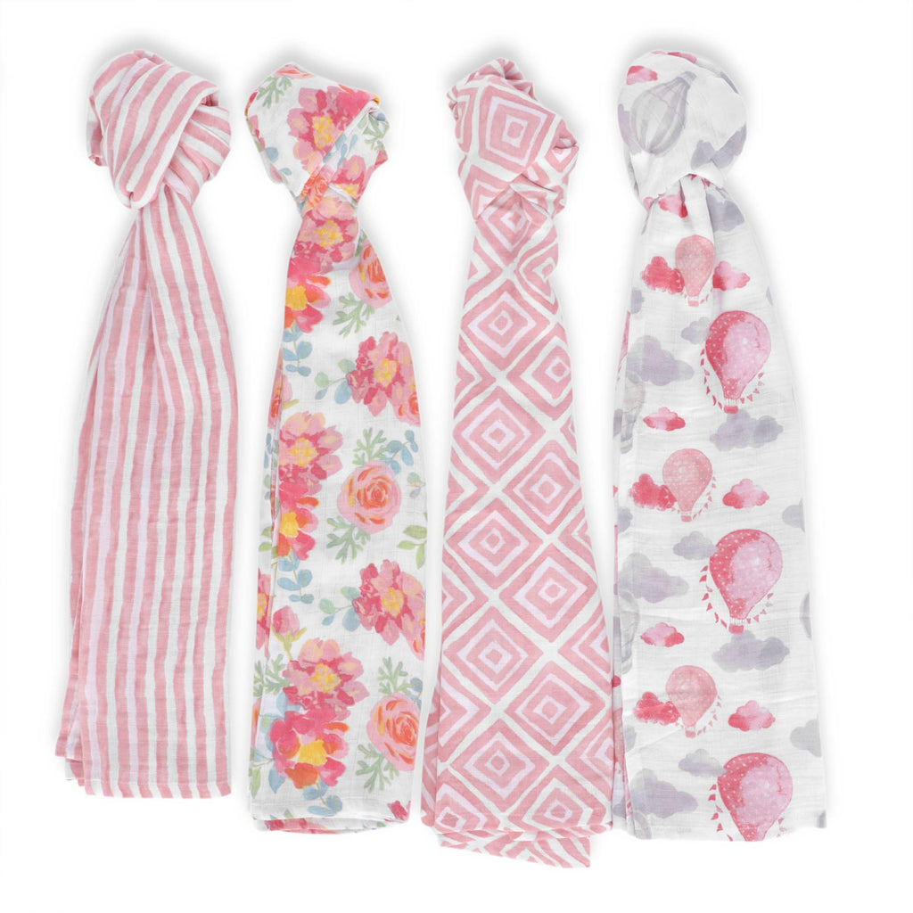 4PK Swaddle Blanket - FB-07051