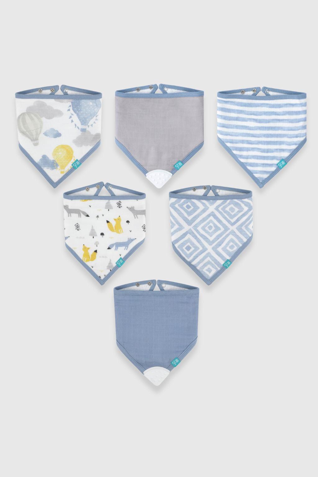 Bandana Bib Pack Of 6 - FB-08101