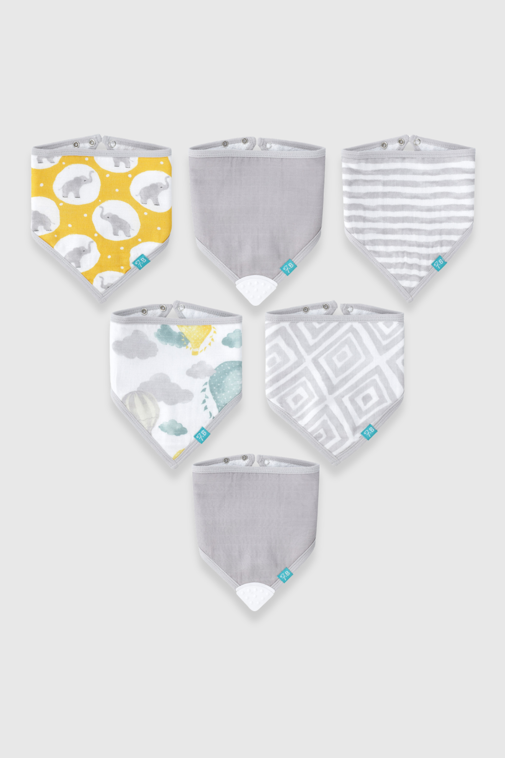 Bandana Bib Pack Of 6 - FB-08103