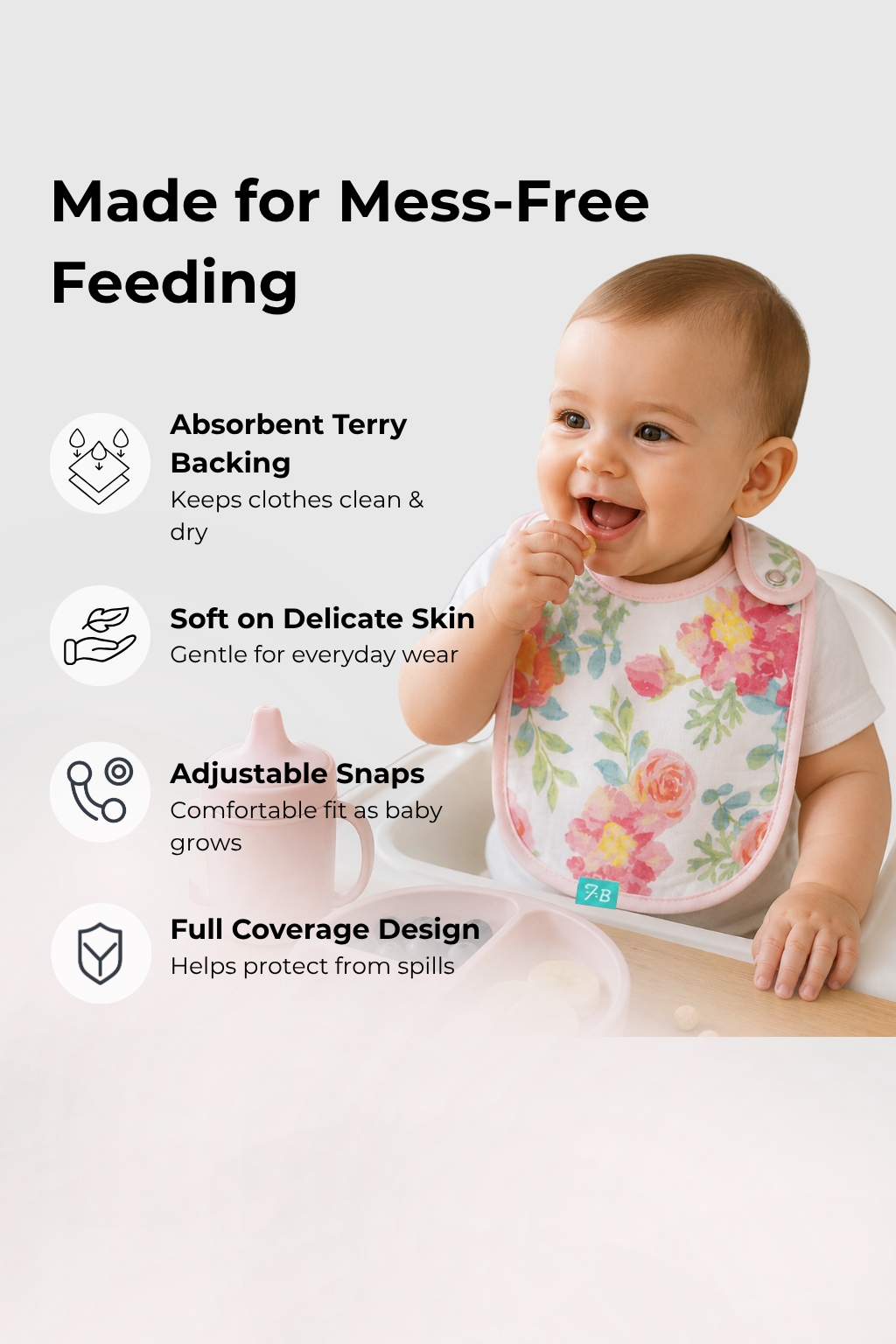 Cross-over Bib Pack Of 4 - FB-08105