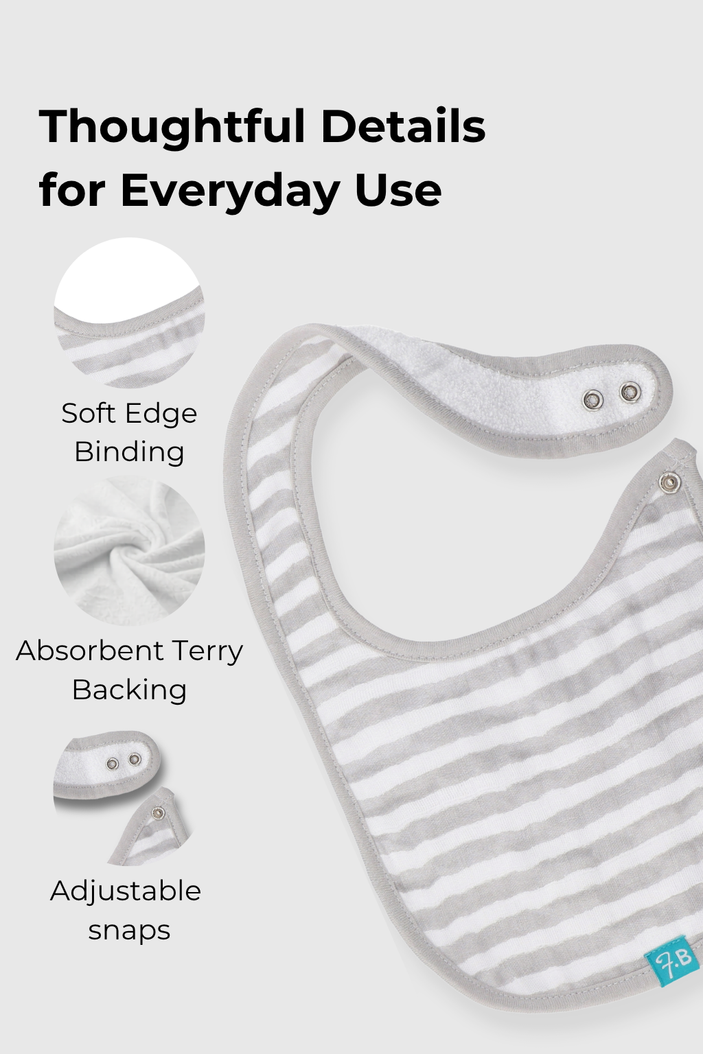 Cross-over Bib Pack Of 4  - FB-08106
