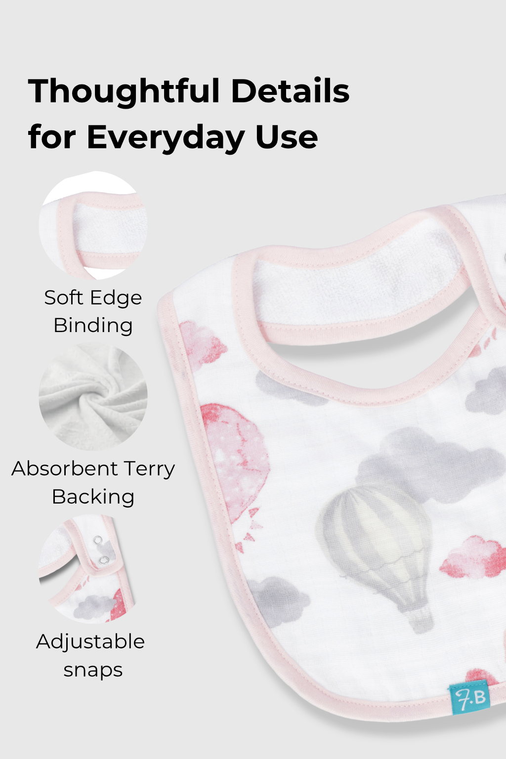 Cross-over Bib Pack Of 4 - FB-08105