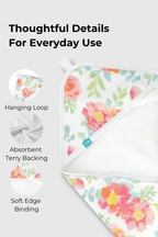 Terry Hooded Towel With 4 Wash Cloths - FB-07511