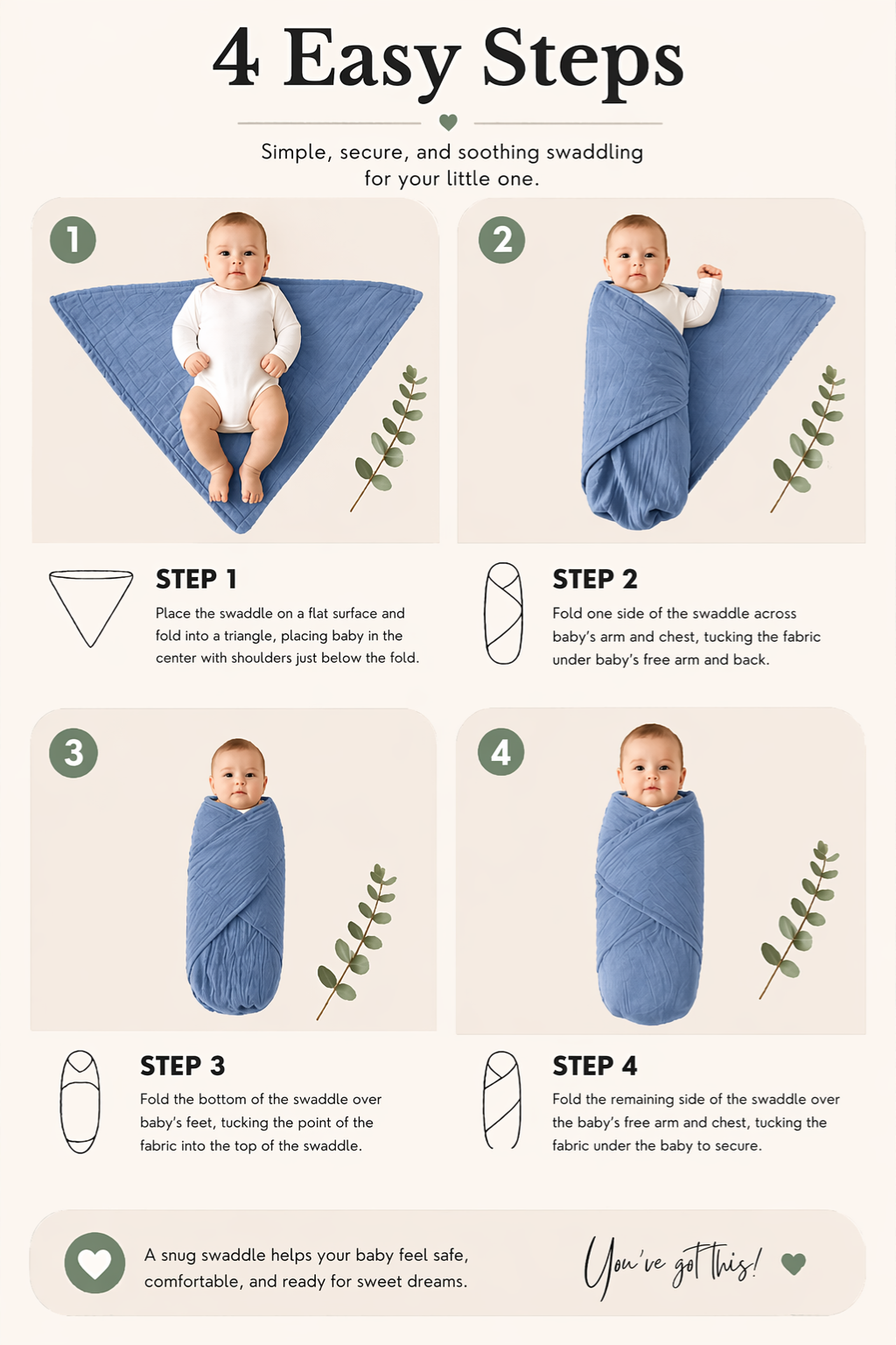 Swaddle Blanket Pack Of 2 - FB-07053