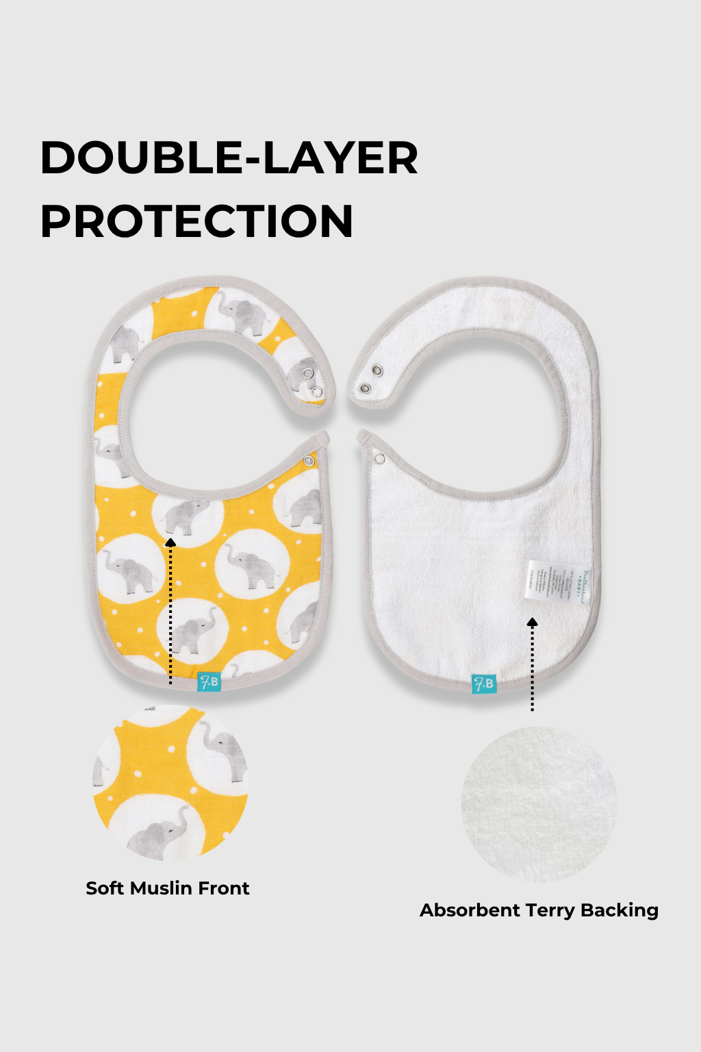 Cross-over Bib Pack Of 4  - FB-08106
