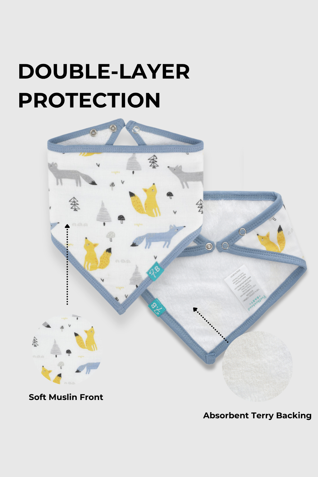 Bandana Bib Pack Of 6 - FB-08101