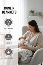 Swaddle Blanket Pack Of 4 - FB-07050
