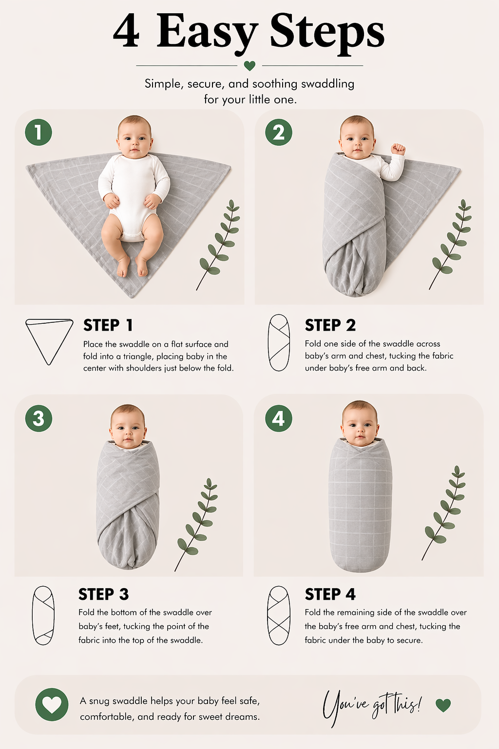 Swaddle Blanket Pack Of 2 - FB-07129