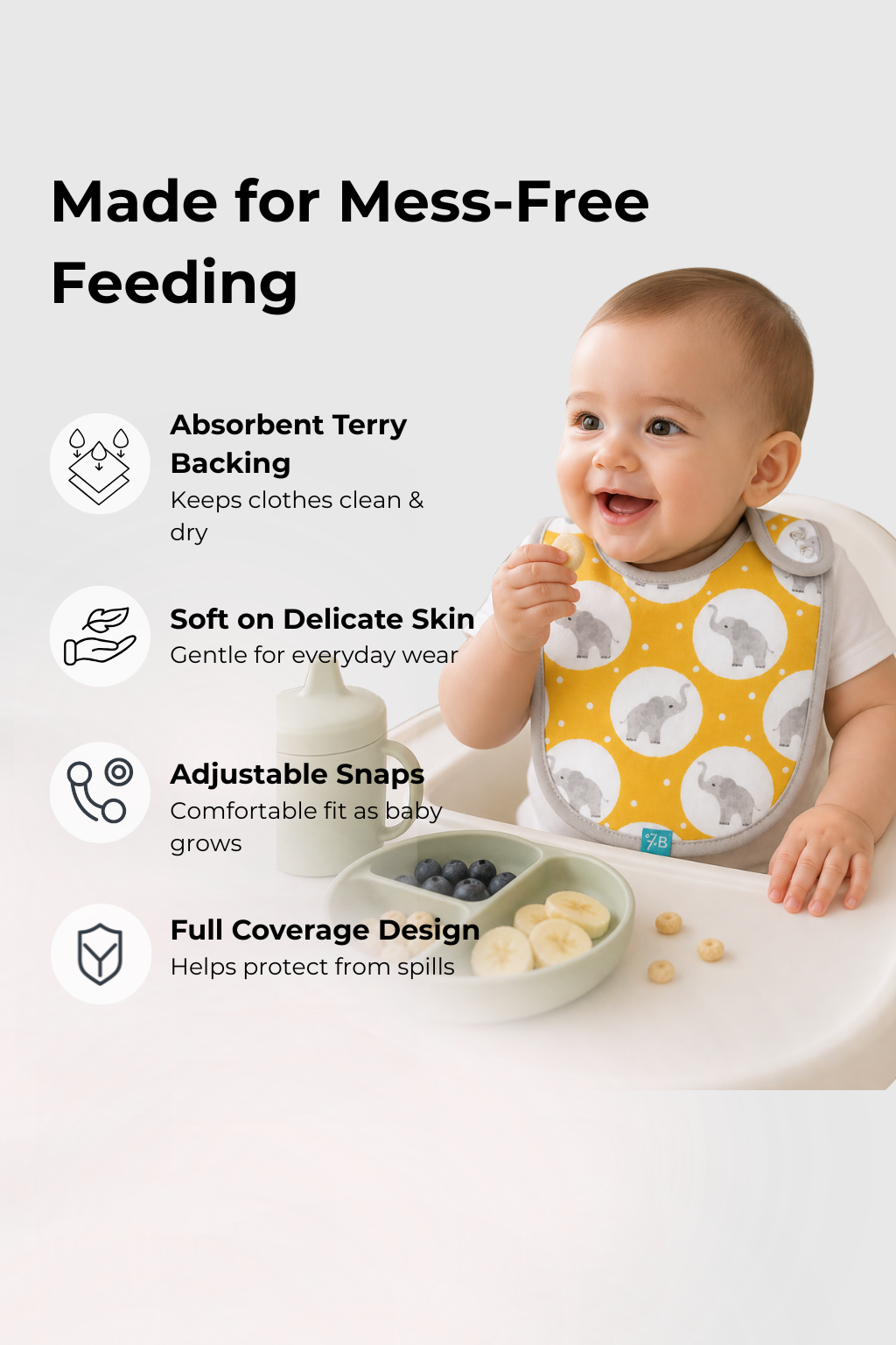 Cross-over Bib Pack Of 4  - FB-08106